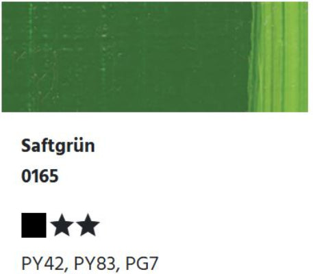 LUKAS 1862 Feinste Ölfarben - Saftgrün 0165 (37ml)