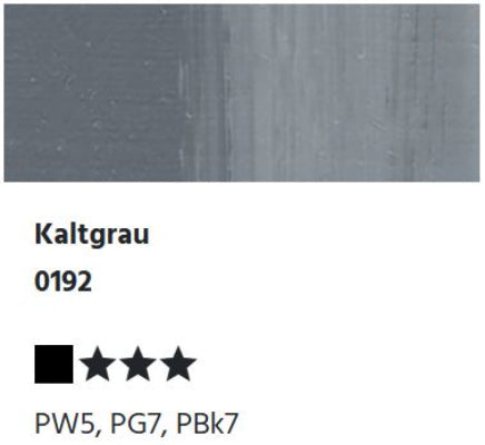 LUKAS 1862 Feinste Ölfarben - Kaltgrau 0192  (37ml)