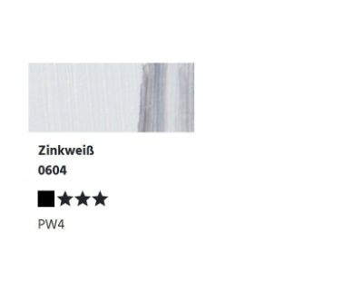 LUKAS BERLIN wassermischb. Ölfarbe - 0604 Zinkweiß (37/200ml)