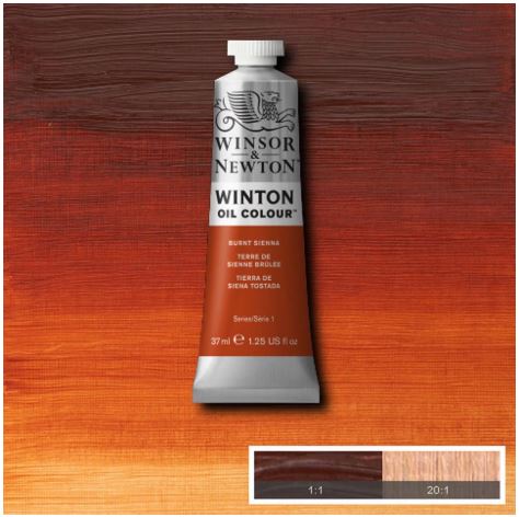 WINSOR&NEWTON Winton Feine Ölfarbe - SIENA GEBRANNT  074 (37ml)