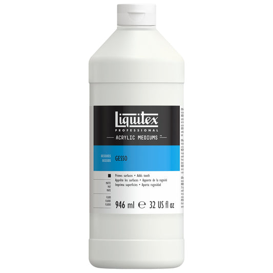 LIQUITEX Professional Acrylic Medium -  GESSO (946ml/1,89L)