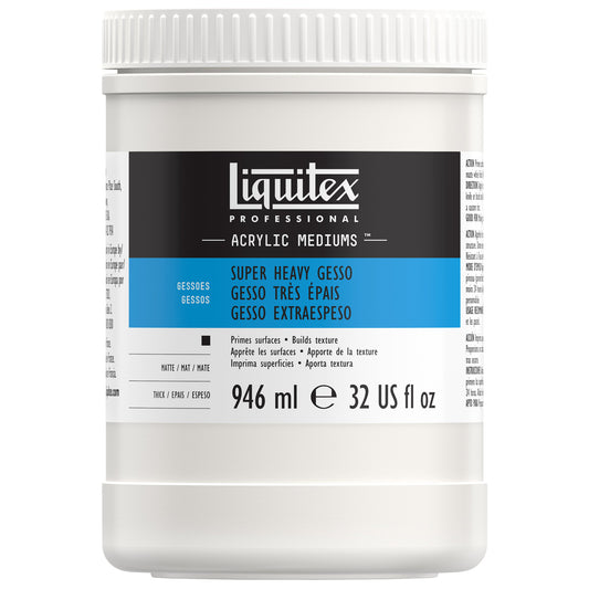LIQUITEX Professional Acrylic Medium -  SUPER HEAVY Gesso (946ml)