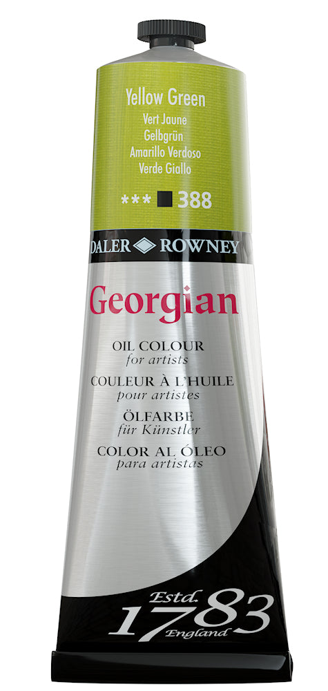 Pintura al óleo GEORGIAN amarillo verde - 388