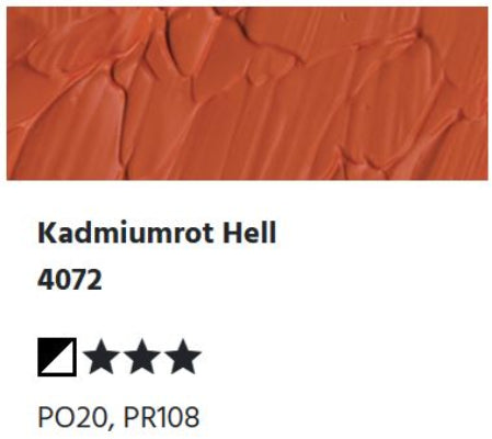 LUKAS Cryl PASTOS (HEAVY BODY) - Kadmiumrot Hell  4072 (37ml)