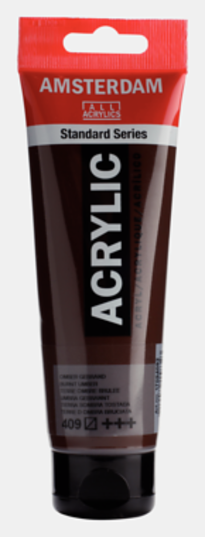 AMSTERDAM Acryl Standard - Umbra Gebrannt  409 (120ml)