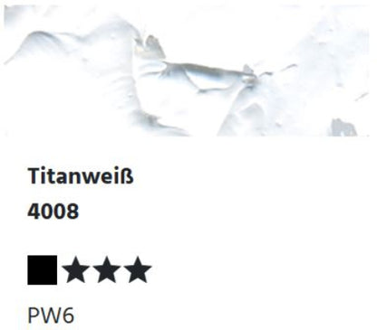 LUKAS Cryl PASTOS (HEAVY BODY) - Titanweiß  4008 (37ml)