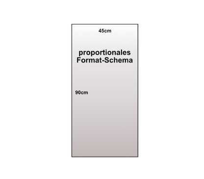 Bespannte Keilrahmen SONDERFORMATE (Seitenverhältnis 1:2) - MANUFAKTUR/INDUSTRIE