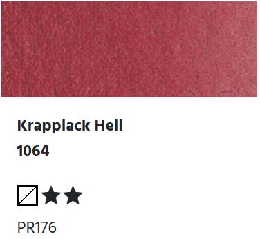 LUKAS Aquarell 1862 Feuchte Künstler-Aquarellfarbe - Krapplack Hell  1064 (1/2 N.)