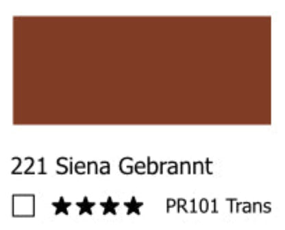 Pintura al óleo GEORGIANA siena tostada - 221