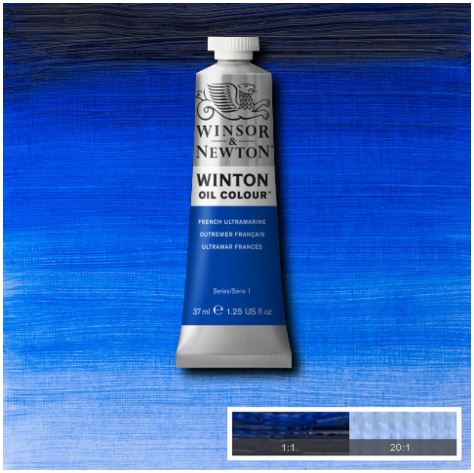 WINSOR&NEWTON Winton Feine Ölfarbe - FRANZ. ULTRAMARIN  263 (37ml)