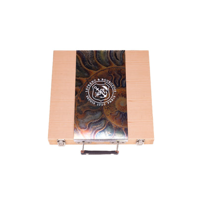LEFRANC BOURGEOIS  Geschenk-Box im Holzkoffer - exklusives Künstler Ölmal-Set