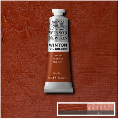 WINSOR&NEWTON Winton Feine Ölfarbe - INDISCH ROT HELL  362 (37ml)