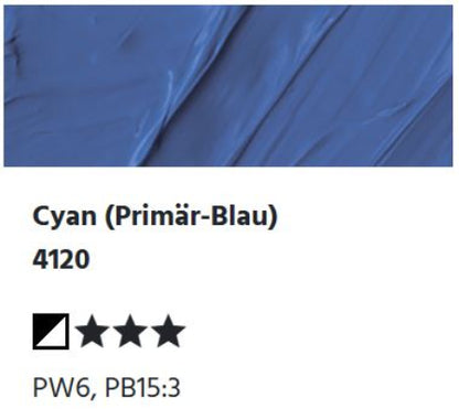 LUKAS Cryl PASTOS (CUERPO PESADO) - Cian (Azul primario) 4120 (37ml)