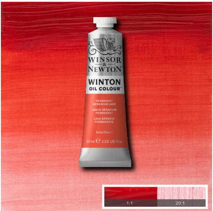 WINSOR&NEWTON Winton Feine Ölfarbe - PERMANENT GERANIUMLACK  480 (37ml)