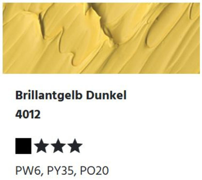 LUKAS Cryl PASTOS (HEAVY BODY) - Brillantgelb Dunkel  4012 (37ml)