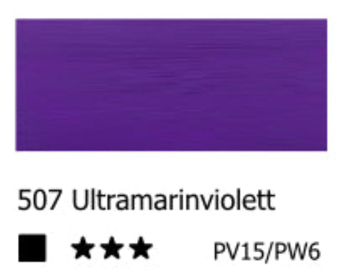 AMSTERDAM Acryl Standard - Ultramarinviolett  507 (120ml)
