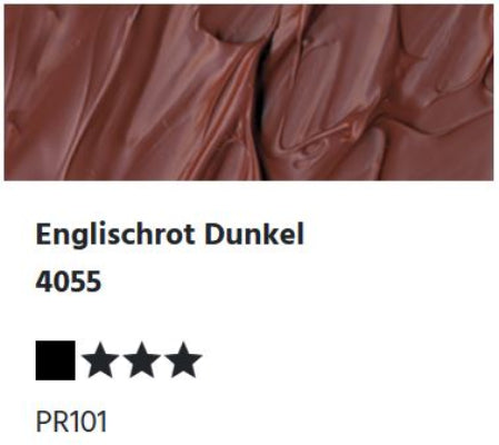 LUKAS Cryl PASTOS (HEAVY BODY) - Englischrot Dunkel  4055 (37ml)