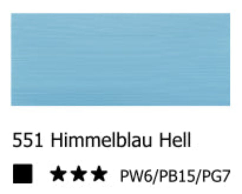 AMSTERDAM Acryl Standard - Himmelblau Hell  551 (120ml)