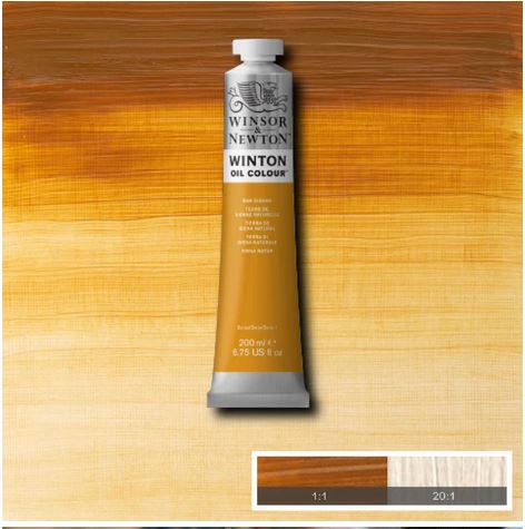 WINSOR&NEWTON Winton Feine Ölfarbe - SIENA NATUR  552 (37ml)