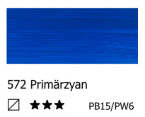 AMSTERDAM Acryl Standard - Primärcyan  572 (120ml)