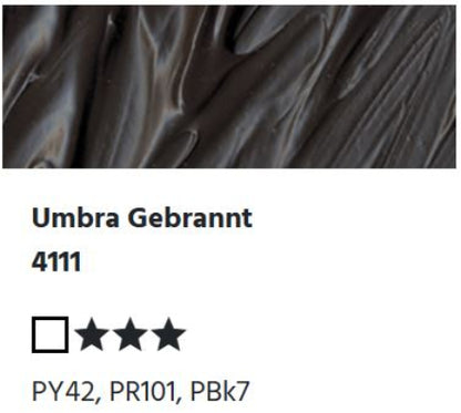 LUKAS Cryl PASTOS (CUERPO PESADO) - Umber quemado 4111 (37ml)