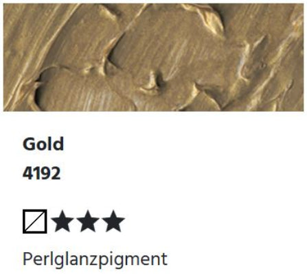 LUKAS Cryl PASTOS (HEAVY BODY) - Gold  4192 (37ml)