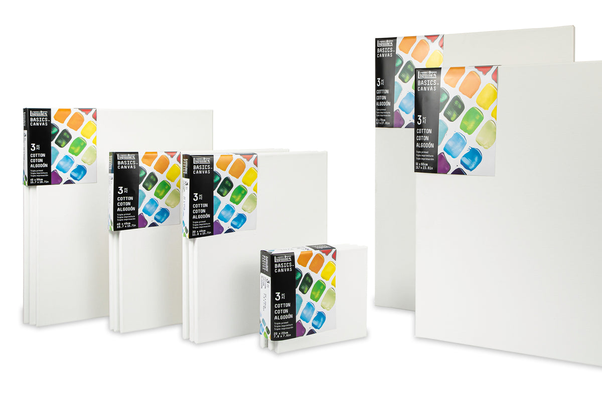 3er-Pack Bespannte Keilrahmen LIQUITEX Basics