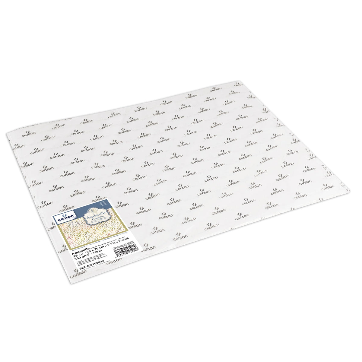 CANSON® Aquarellpapier Bögen 50x70cm 300g GROBKORN naturweiß