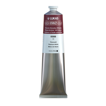 LUKAS 1862 Feinste Ölfarben - Titanweiß 0008 (37/200ml)