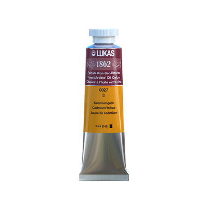 LUKAS 1862 Feinste Ölfarben - Kadmiumgelb 0027 (37ml)