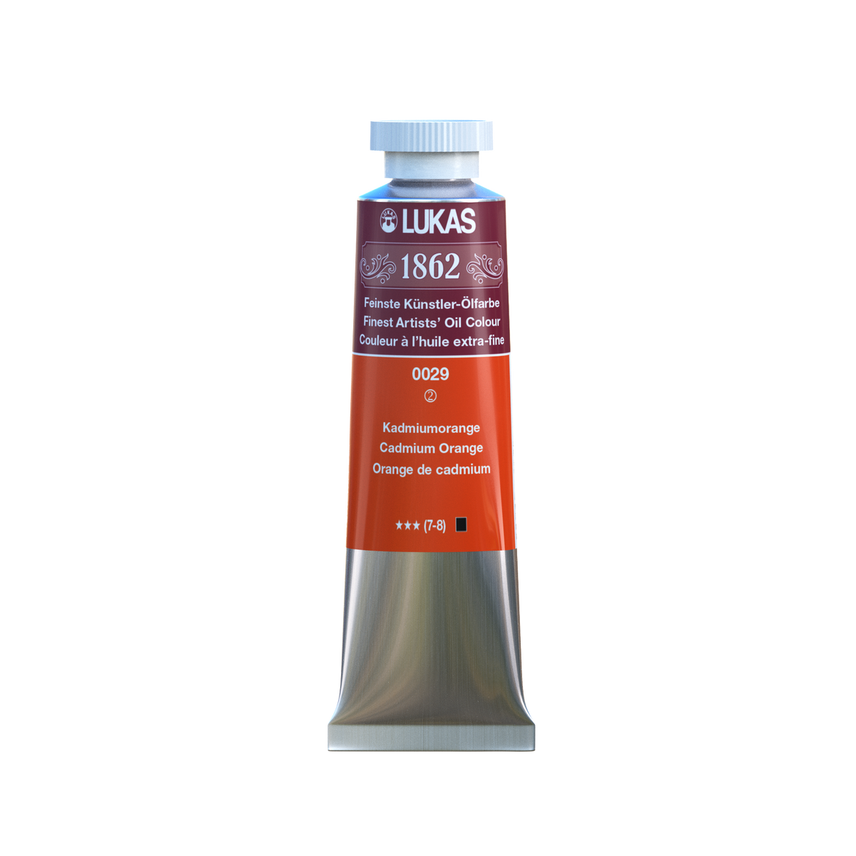 LUKAS 1862 Feinste Ölfarben - Kadmiumorange 0029 (37ml)