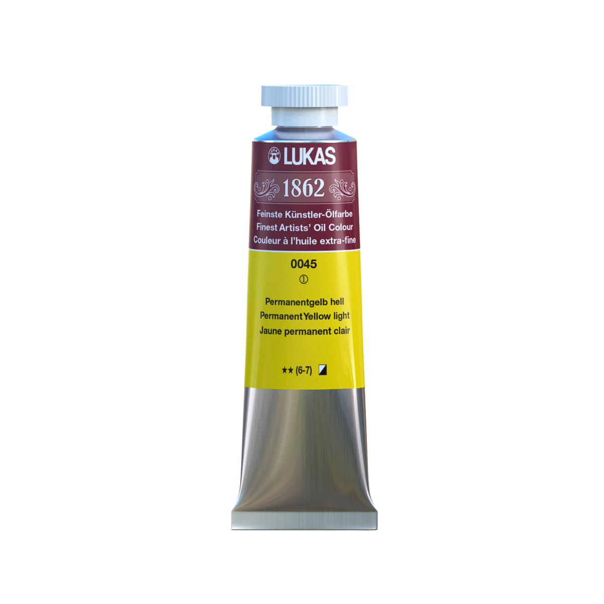 LUKAS 1862 Feinste Ölfarben - Permanentgelb Hell 0045 (37ml)