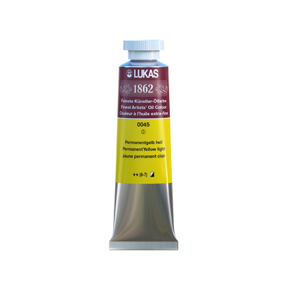 LUKAS 1862 Feinste Ölfarben - Permanentgelb Hell 0045 (37ml)