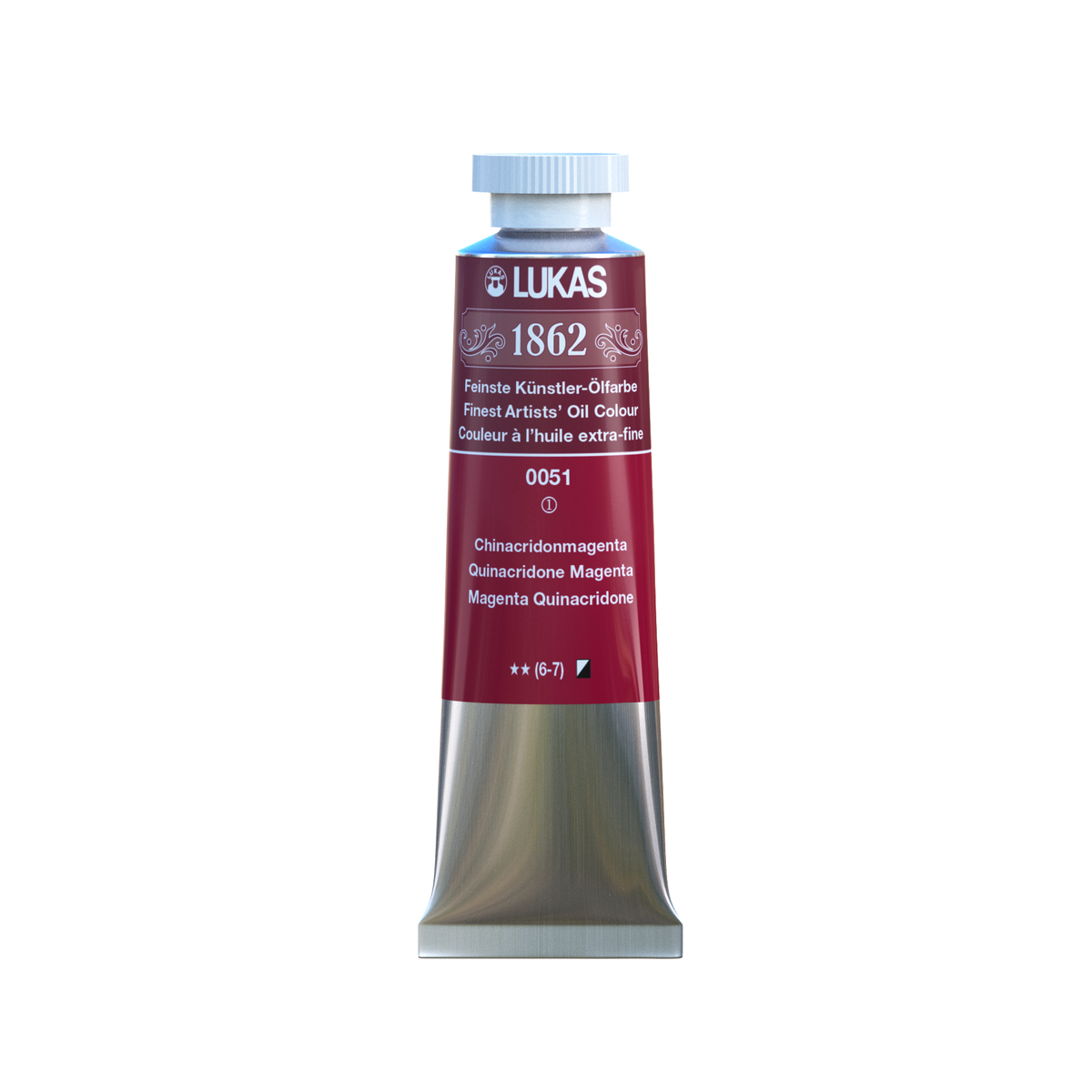 LUKAS 1862 Feinste Ölfarben - NEU Chinacridonmagenta 0051 (37ml)