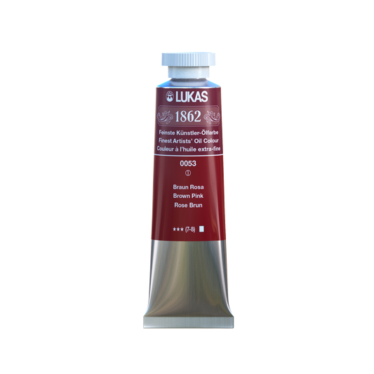 LUKAS 1862 Feinste Ölfarben - NEU Braun Rosa 0053 (37ml)