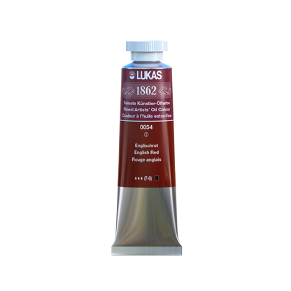 LUKAS 1862 Feinste Ölfarben - Englischrot 0054  (37ml)