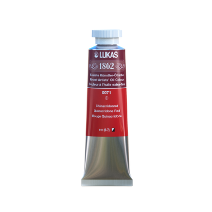 LUKAS 1862 Feinste Ölfarben - NEU Chinacridonrot 0071 (37ml)
