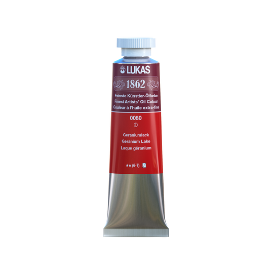 LUKAS 1862 Feinste Ölfarben - Geraniumlack 0080 (37ml)