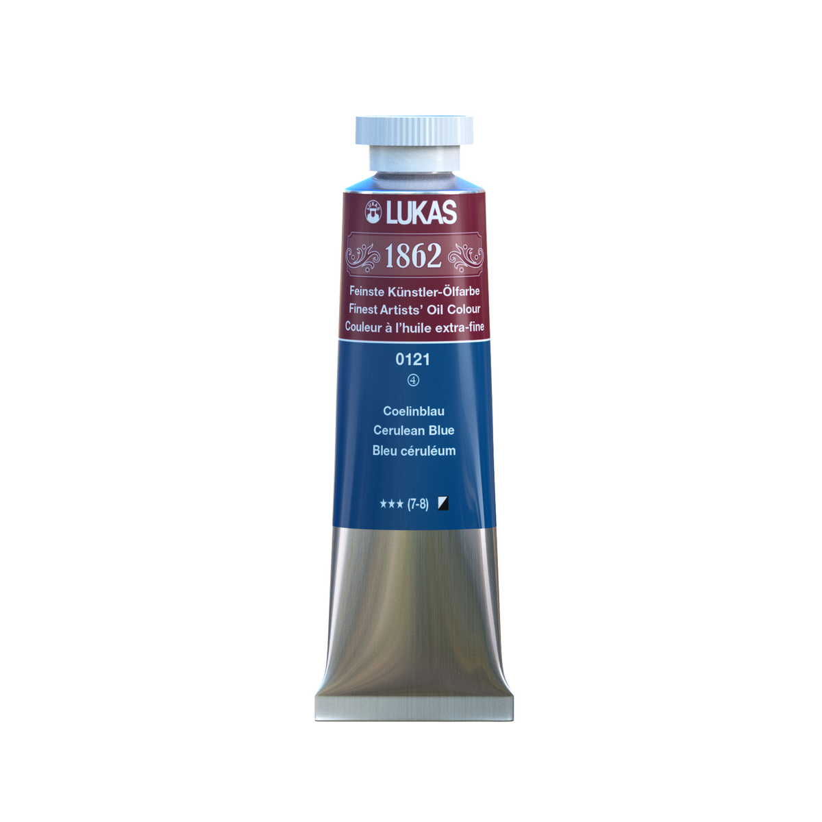 LUKAS 1862 Feinste Ölfarben - Coelinblau 0121 (37ml)