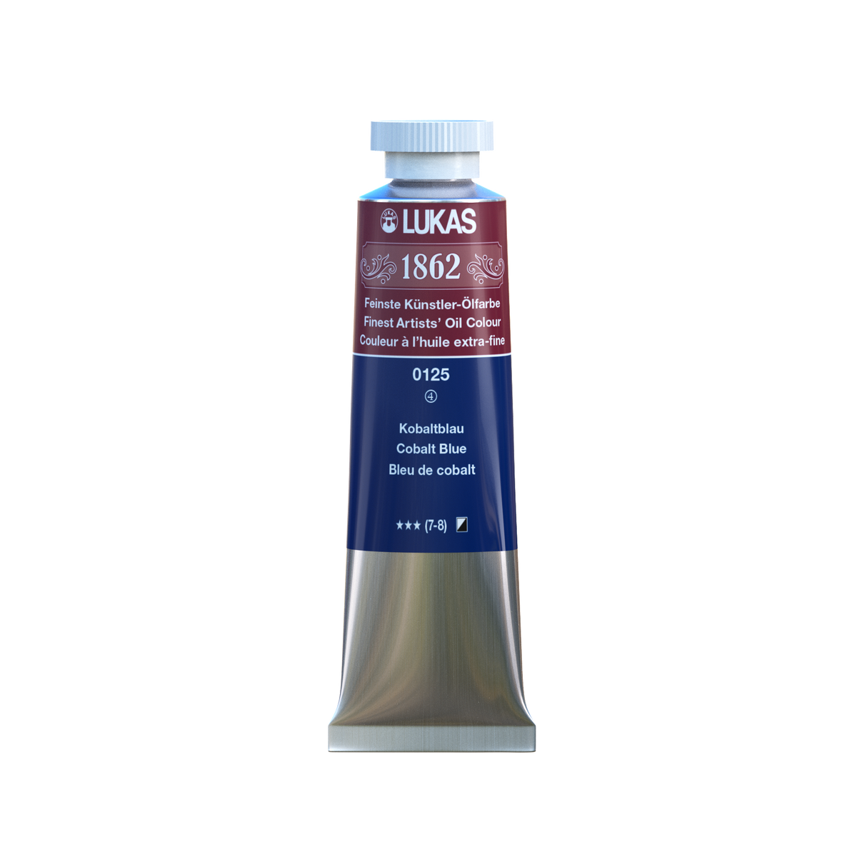 LUKAS 1862 Feinste Ölfarben - Kobaltblau 0125 (37ml)