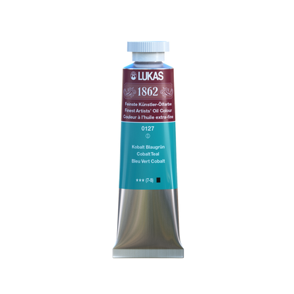 LUKAS 1862 Feinste Ölfarben - NEU Kobalt Blaugrün 0127 (37ml)