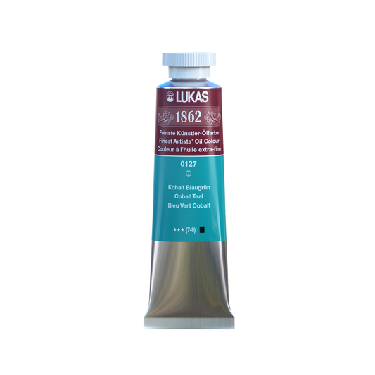 LUKAS 1862 Feinste Ölfarben - NEU Kobalt Blaugrün 0127 (37ml)