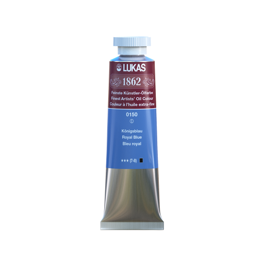 LUKAS 1862 Feinste Ölfarben - Königsblau 0150 (37ml)