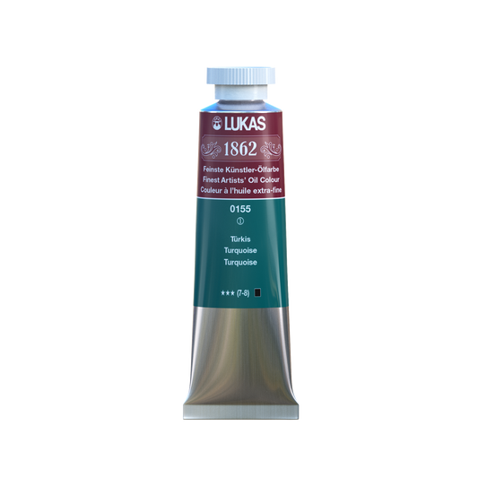 LUKAS 1862 Feinste Ölfarben - Türkis 0155 (37ml)