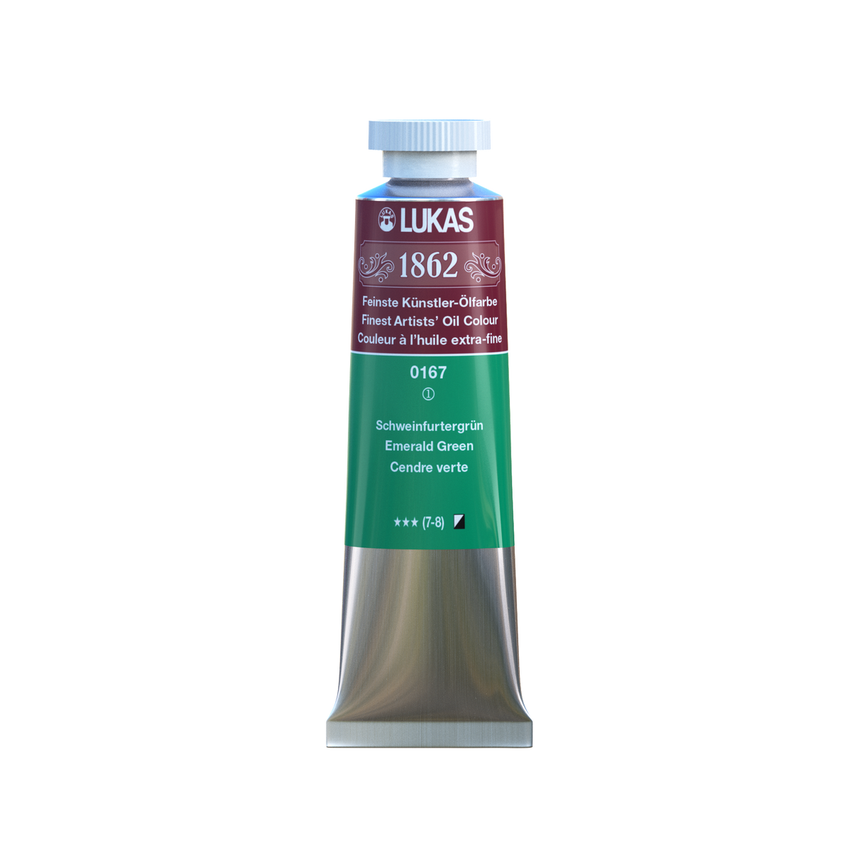LUKAS 1862 Feinste Ölfarben - Schweinfurtergrün 0167 (37ml)