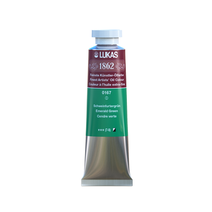 LUKAS 1862 Feinste Ölfarben - Schweinfurtergrün 0167 (37ml)