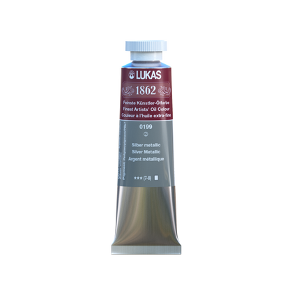 LUKAS 1862 Feinste Ölfarben - Silber Metallic 0199  (37ml)