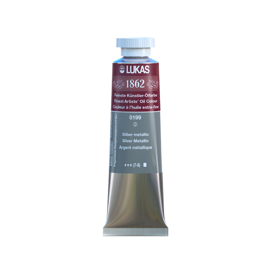 LUKAS 1862 Feinste Ölfarben - Silber Metallic 0199  (37ml)