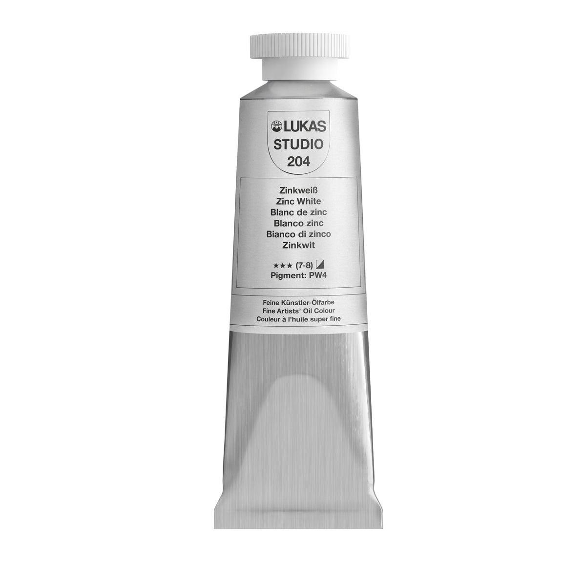 LUKAS STUDIO Ölfarbe - 0204 Zinkweiß (37/75/200ml)