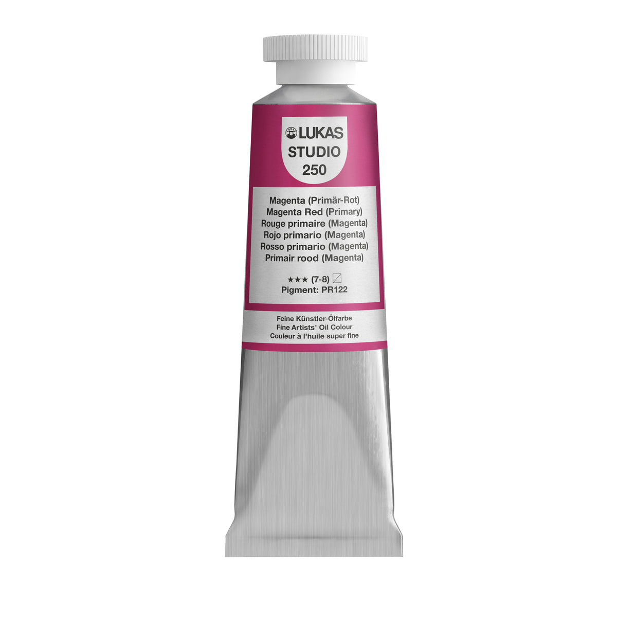 Pintura al óleo LUKAS STUDIO - 0250 Magenta (rojo primario) (75/200 ml)
